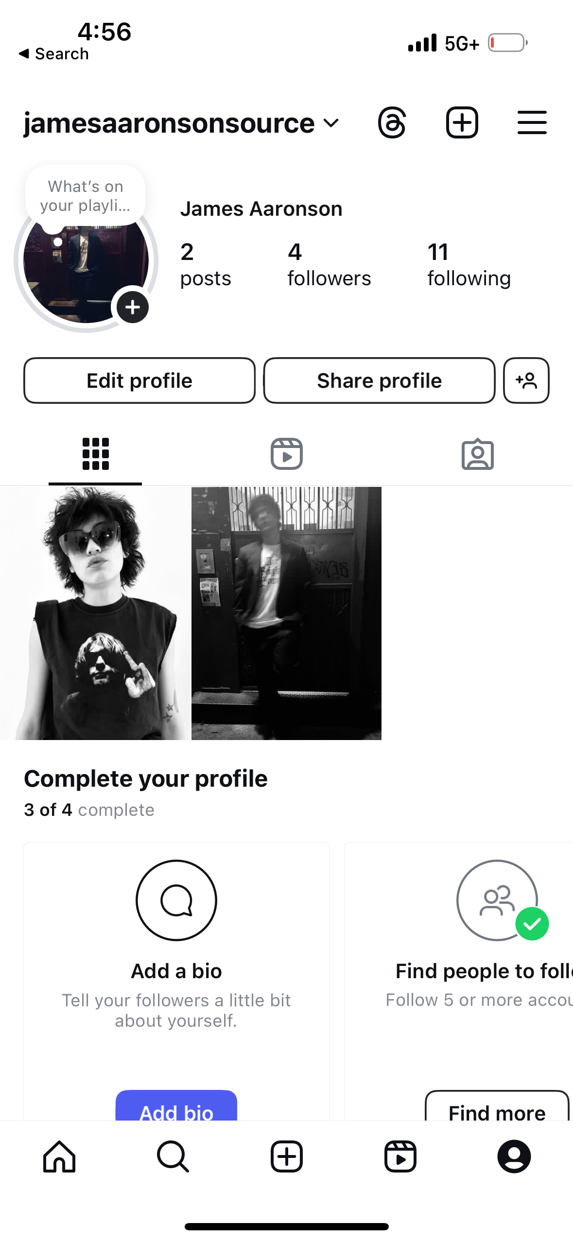 My new instagram - James aaronson