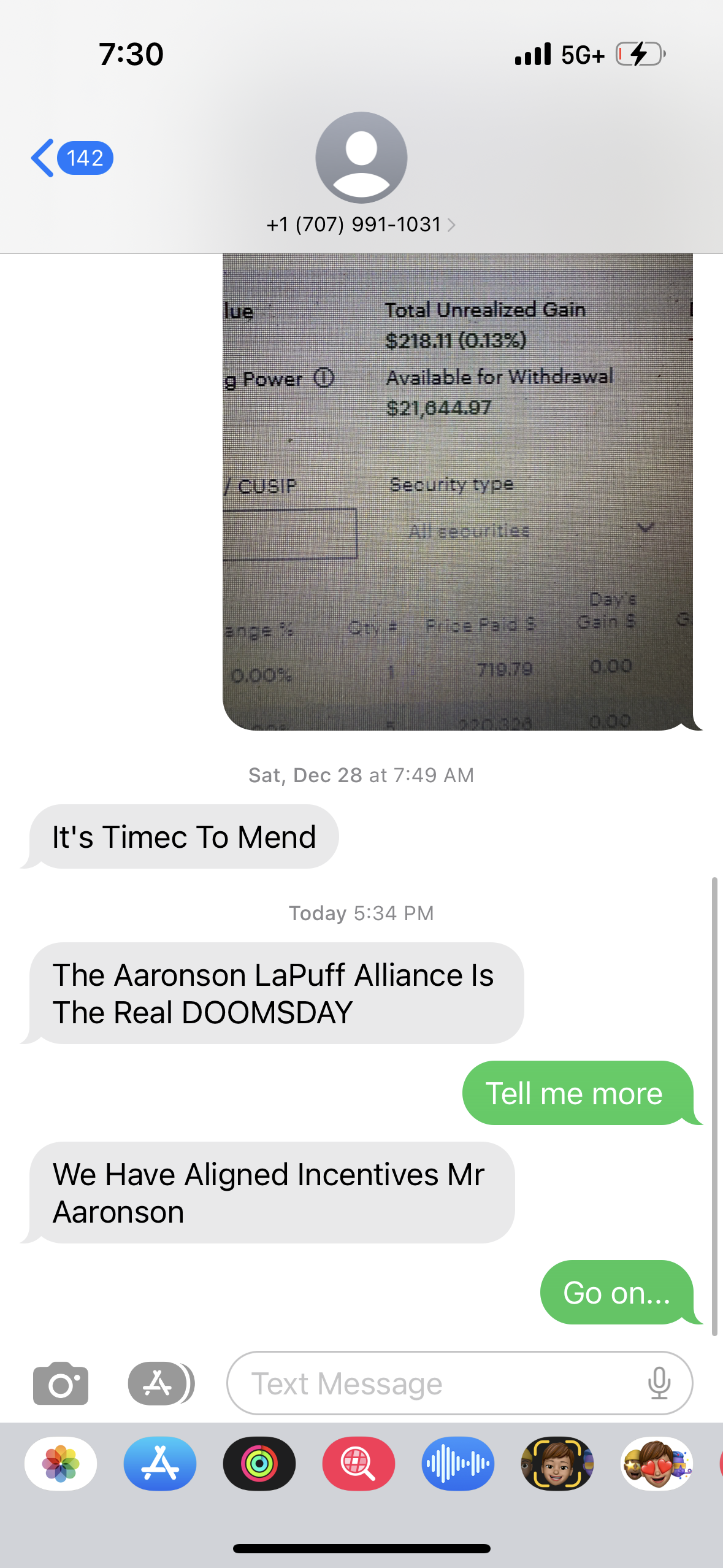What does it mean… - James Aaronson